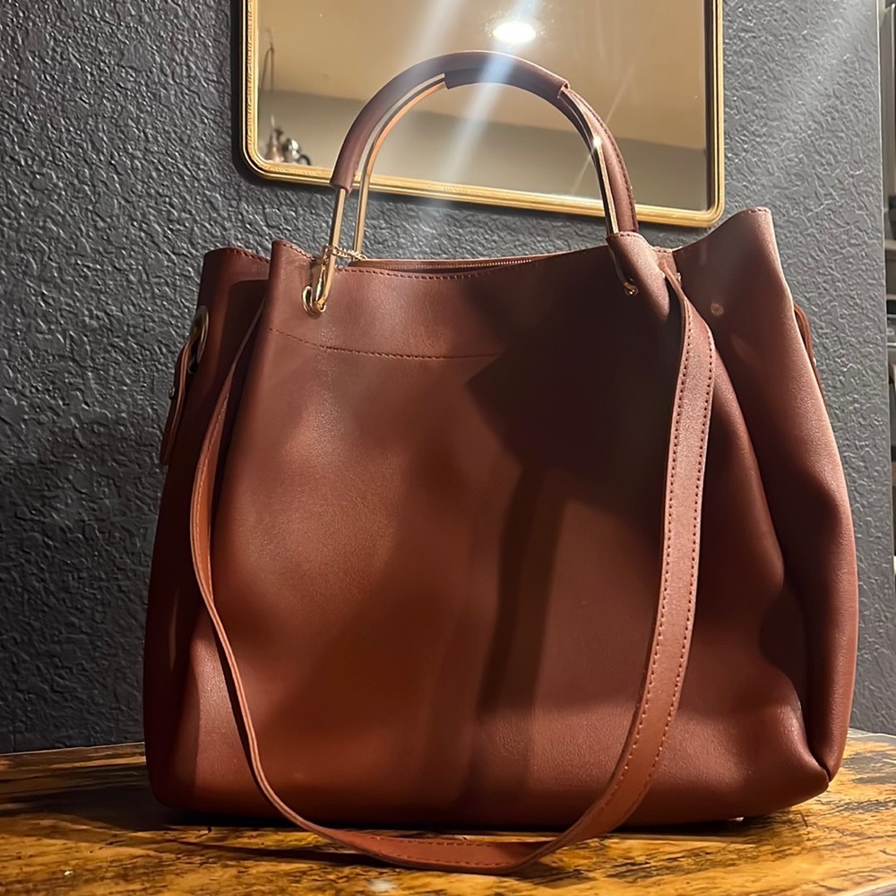 Vegan Leather Studio Badhley Mischka Bag